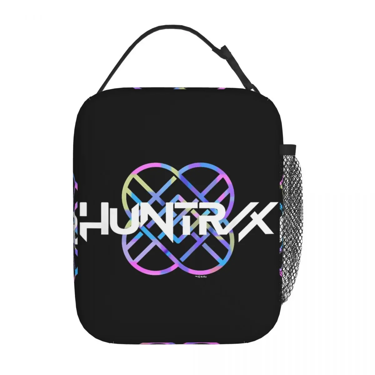 K-Pop Demon Hunters HUNTR/X Logo Kawaii Portable Lunch Bag