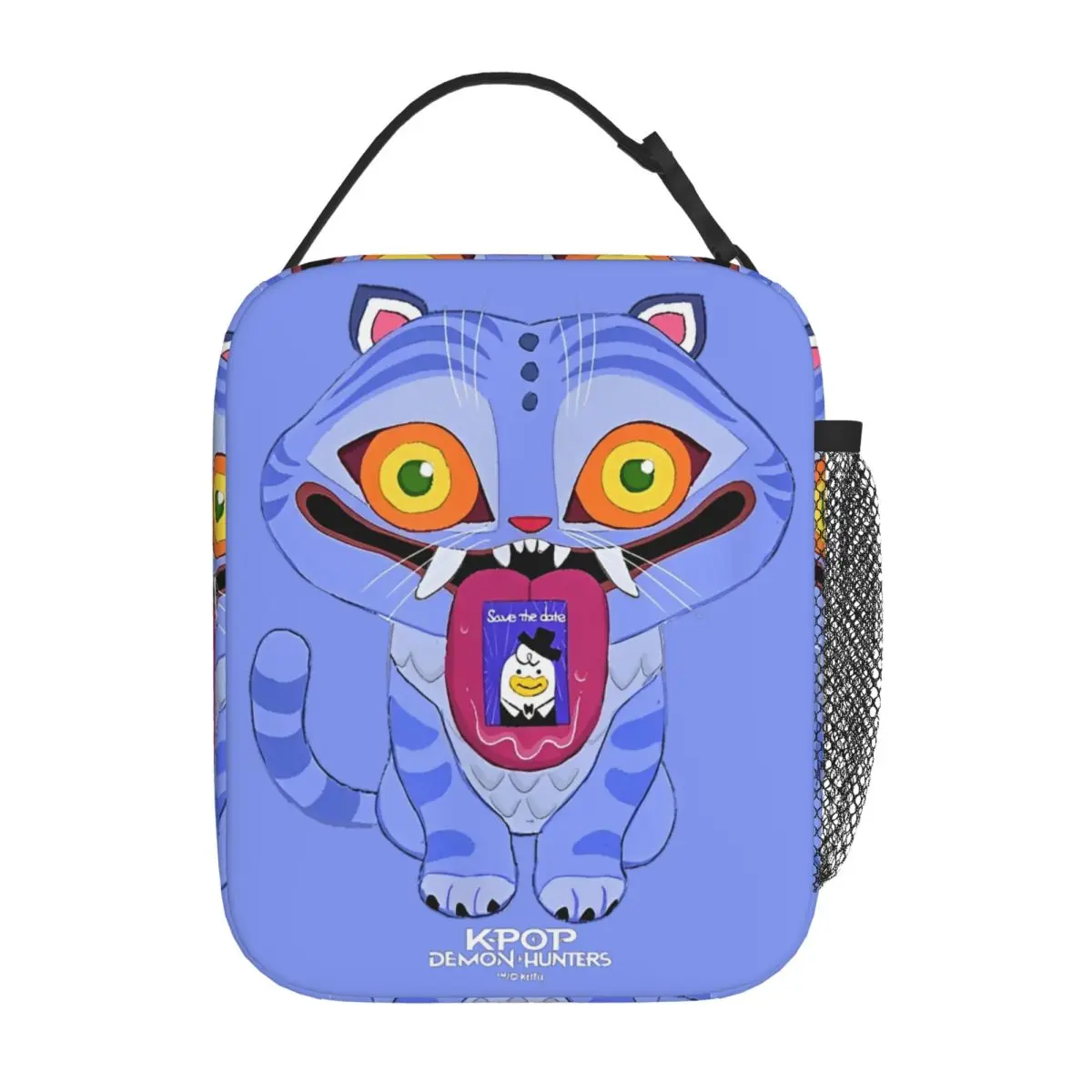 K-Pop Demon Hunters Derpy Tiger Magnet Kawaii Portable Lunch Bag