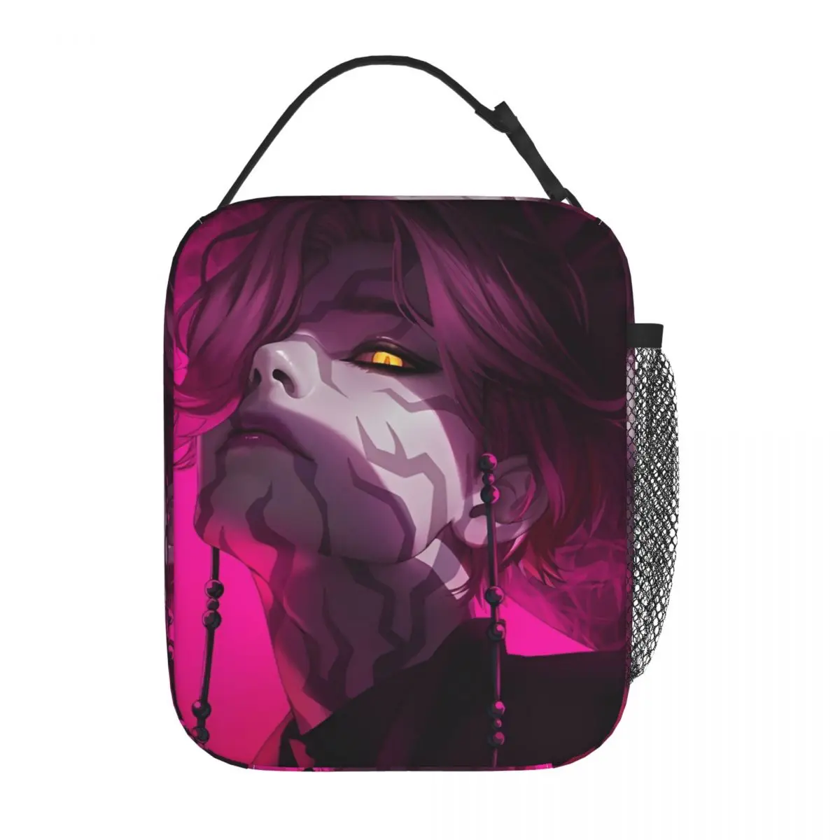 K-Pop Demon Hunters Mystery Saja Kawaii Portable Lunch Bag
