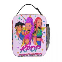 Kawaii KPop Demon Hunters Character Lunch Bag Kawaii KPop Demon Hunters Character Lunch Bag