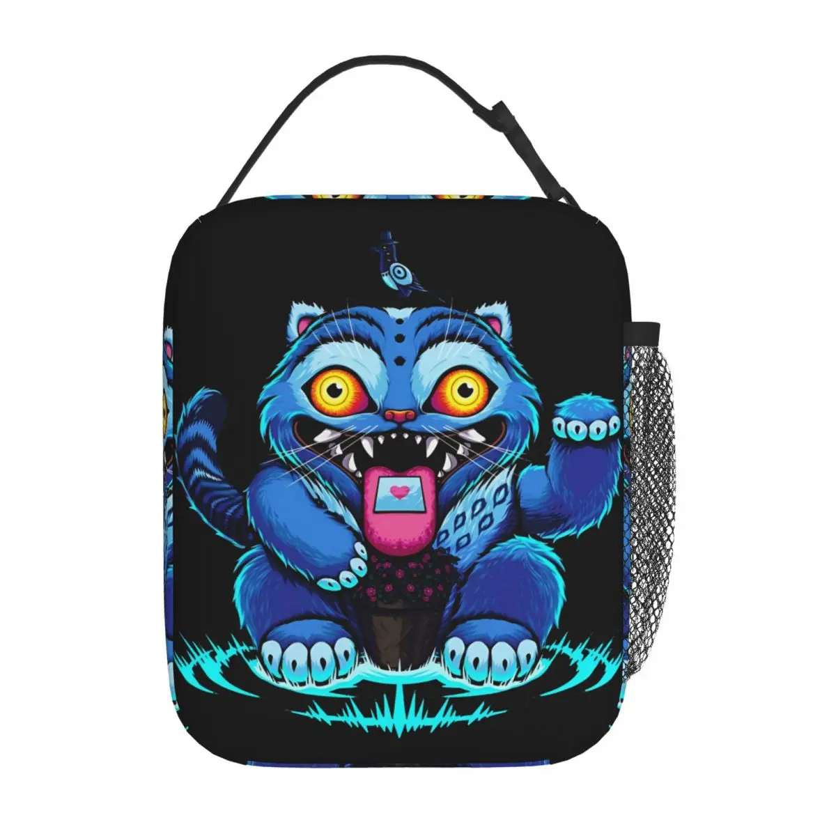 KPop Demon Hunters Derpy Tiger Kawaii Waterproof Lunch Bag