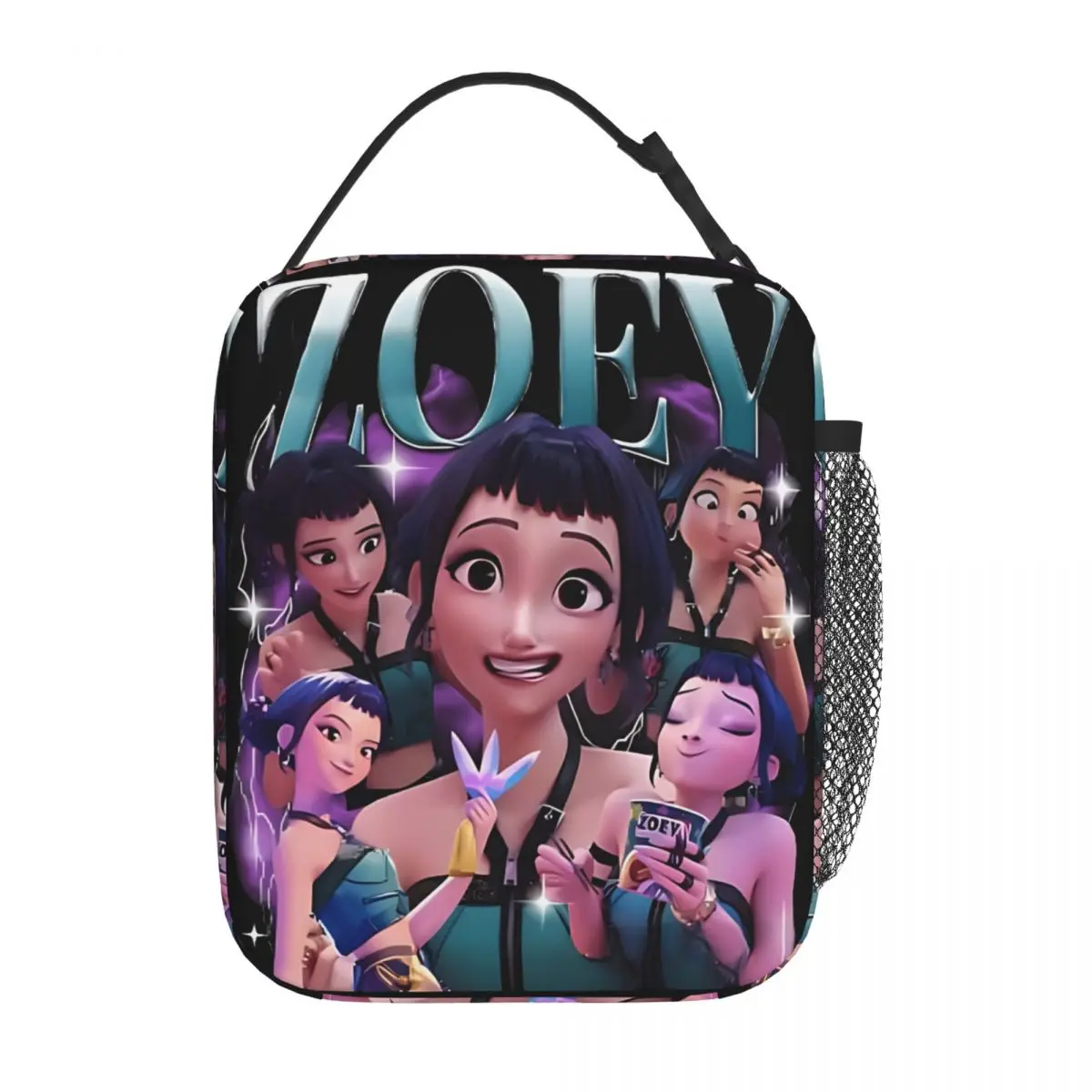Kawaii KPop Demon Hunters Zoey Insulated Lunch Bag