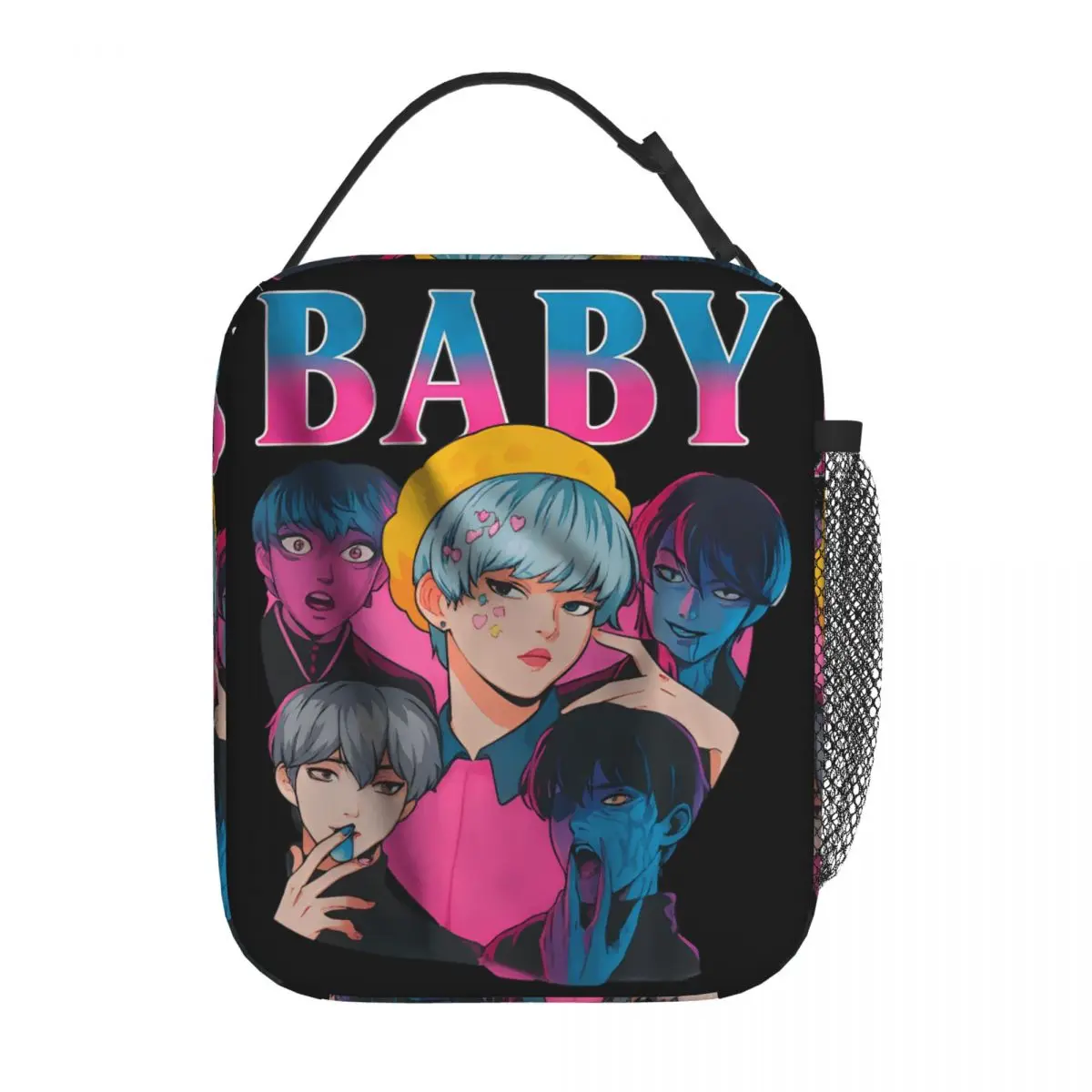 Anime Kawaii Kpop Demon Hunters Baby Saja Lunch Bag 