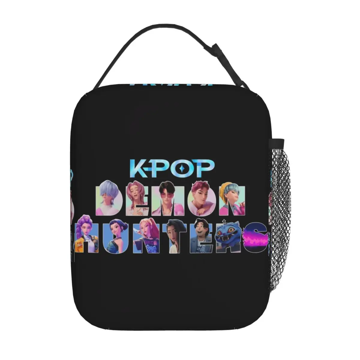 Kawaii Anime Kpop Demon Hunters Characters Lunch Bag 
