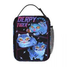 Kawaii Anime Kpop Derpy Tiger Demon Hunters Lunch Bag Kawaii Anime Kpop Derpy Tiger Demon Hunters Lunch Bag