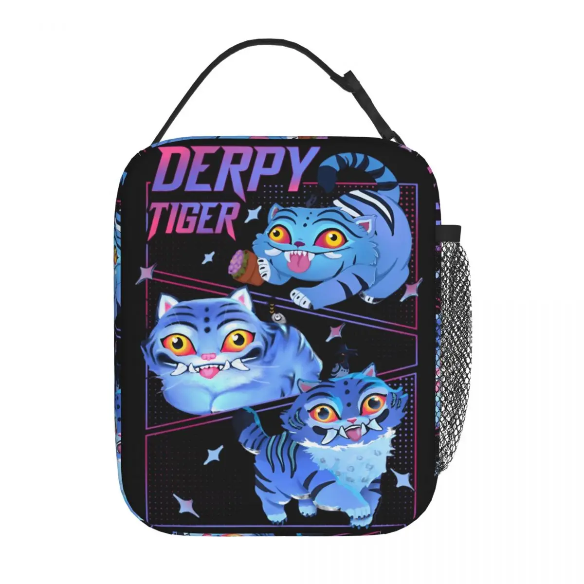 Kawaii Anime Kpop Derpy Tiger Demon Hunters Lunch Bag 