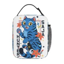 Kawaii Anime Kpop Demon Hunters Derpy Tiger Lunch Bag Kawaii Anime Kpop Demon Hunters Derpy Tiger Lunch Bag