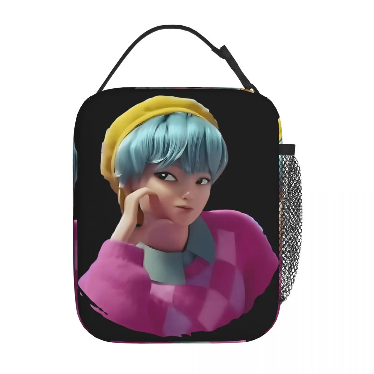 Kawaii Anime Kpop Demon Hunters Baby Saja Lunch Bag 
