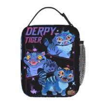 Kawaii Kpop Demon Hunters Derpy Tiger Lunch Bag Kawaii Kpop Demon Hunters Derpy Tiger Lunch Bag