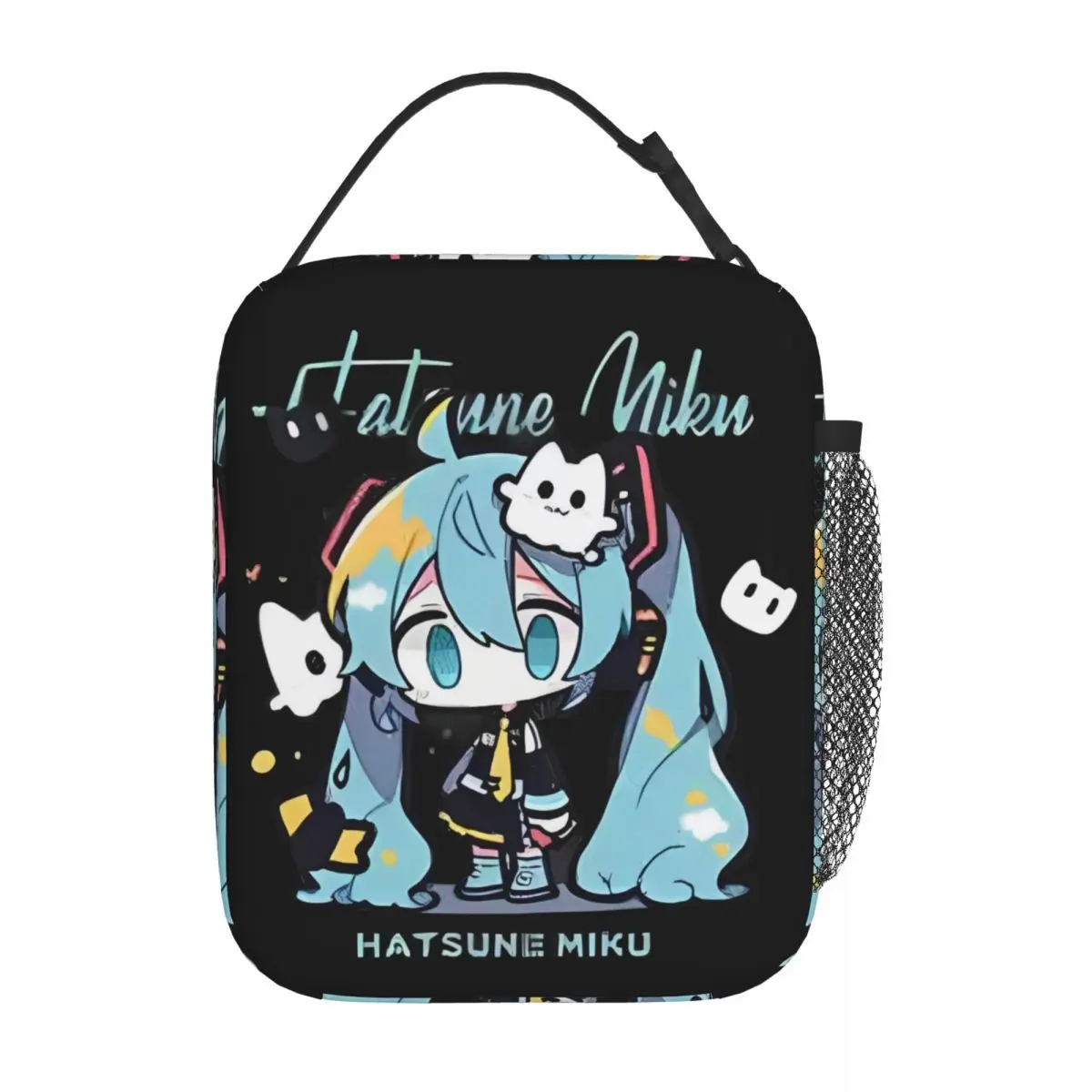 Vocaloid Kawaii Hatsune Miku Insulated Lunch Bag