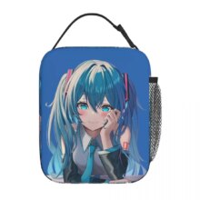 Vocaloid Kawaii Hatsune Miku Reusable Lunch Bag For Student Vocaloid Kawaii Hatsune Miku Reusable Lunch Bag For Student