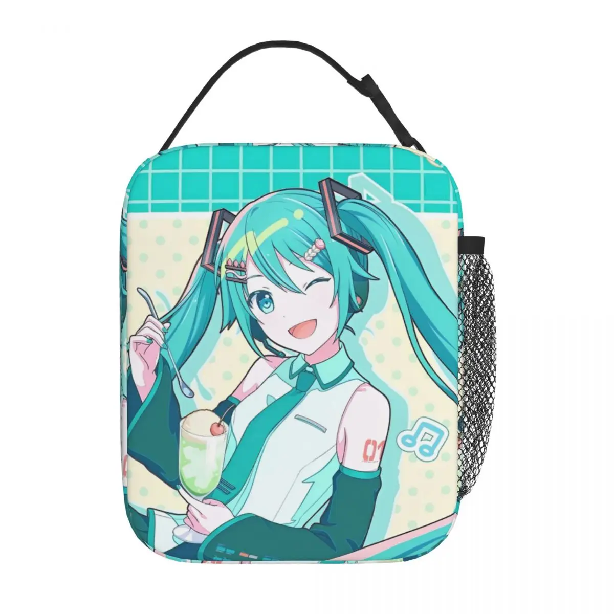 Vocaloid Kawaii Hatsune Miku Reusable Lunch Bag