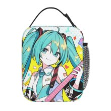 Vocaloid Hatsune Miku Insulated Kawaii Reusable Lunch Bag Vocaloid Hatsune Miku Insulated Kawaii Reusable Lunch Bag