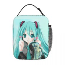 Kawaii Hatsune Miku Anime Printed Lunch Bag Kawaii Hatsune Miku Anime Printed Lunch Bag