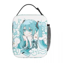Kawaii Anime Hatsune Miku Printed Lunch Bag Kawaii Anime Hatsune Miku Printed Lunch Bag