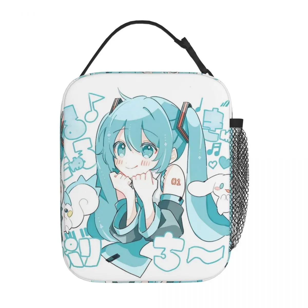 Kawaii Anime Hatsune Miku Printed Lunch Bag