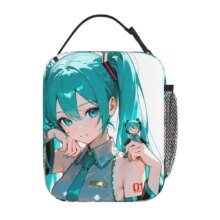 Hatsune Miku Kawaii Insulated Thermal Student Lunch Bag Hatsune Miku Kawaii Insulated Thermal Student Lunch Bag