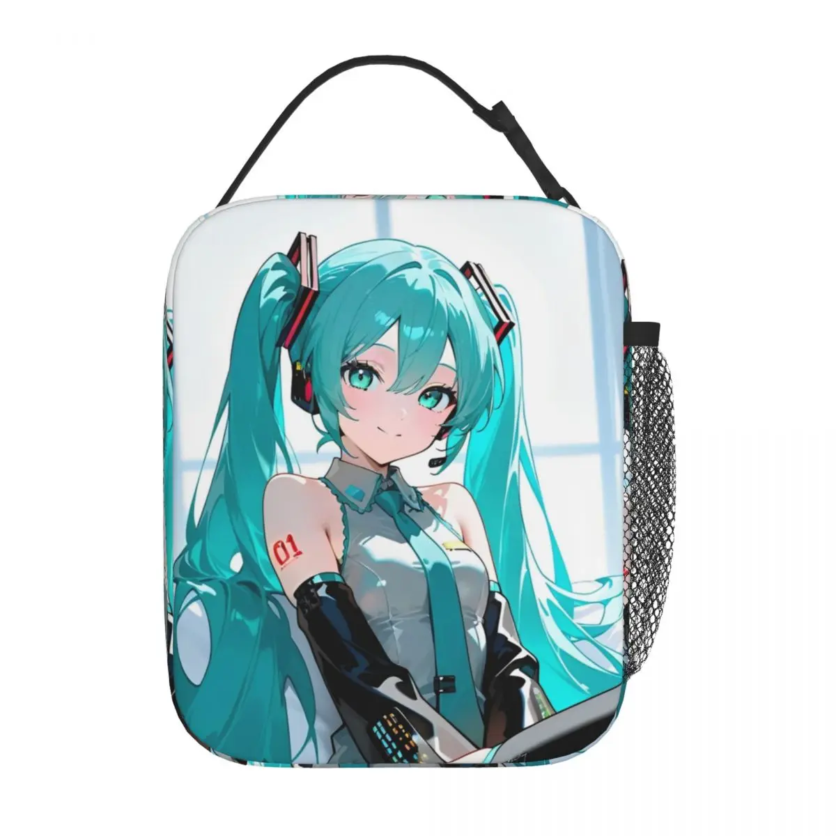 Anime Hatsune Miku Kawaii Insulated Thermal Student Lunch Bag