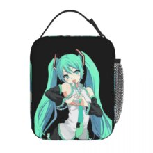 Hatsune Miku Kawaii Insulated Thermal Lunch Bag For Student Hatsune Miku Kawaii Insulated Thermal Lunch Bag For Student