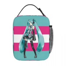 Hatsune Miku Insulated Thermal Kawaii Lunch Bag For Student Hatsune Miku Insulated Thermal Kawaii Lunch Bag For Student