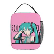 Hatsune Miku Insulated Kawaii Thermal Student Lunch Bag Hatsune Miku Insulated Kawaii Thermal Student Lunch Bag