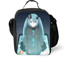 Kawaii Anime Hatsune Miku Waterproof Insulated Lunch Bag Kawaii Anime Hatsune Miku Waterproof Insulated Lunch Bag