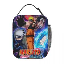 Kawaii Anime Naruto Character Polyester Portable Lunch Bag Kawaii Anime Naruto Character Polyester Portable Lunch Bag