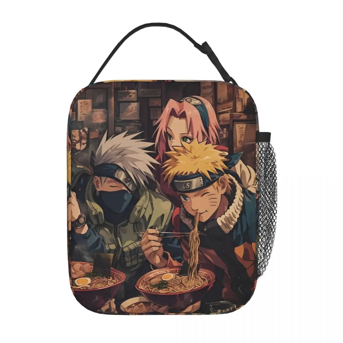 Kawaii Naruto Character Anime Polyester Lunch Bag