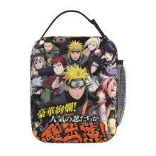 Kawaii Naruto Anime Character Polyester Portable Lunch Bag Kawaii Naruto Anime Character Polyester Portable Lunch Bag