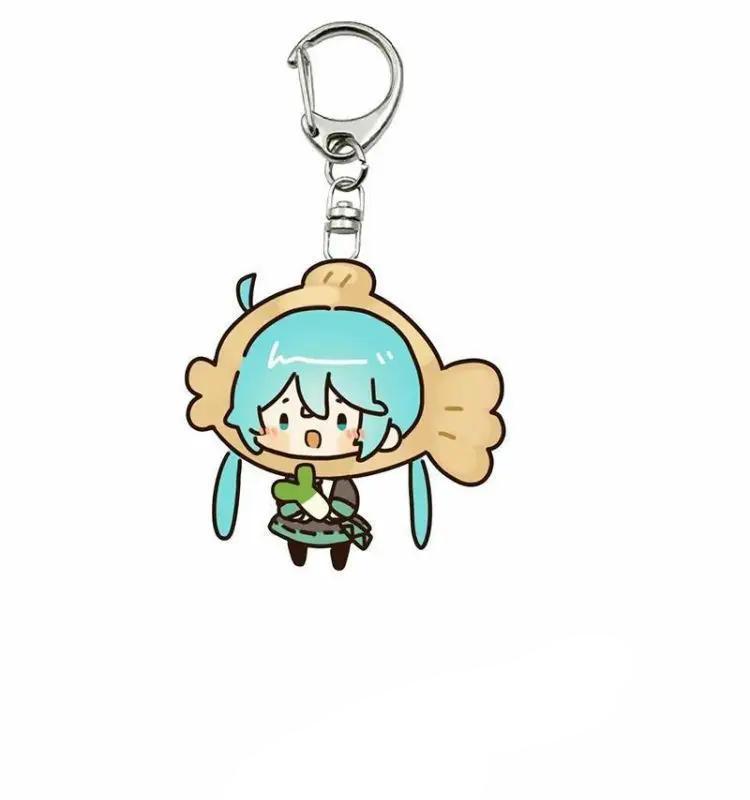Kawaii Cartoon Hatsune Miku Acrylic Keychain Kawaii Cartoon Hatsune Miku Acrylic Keychain