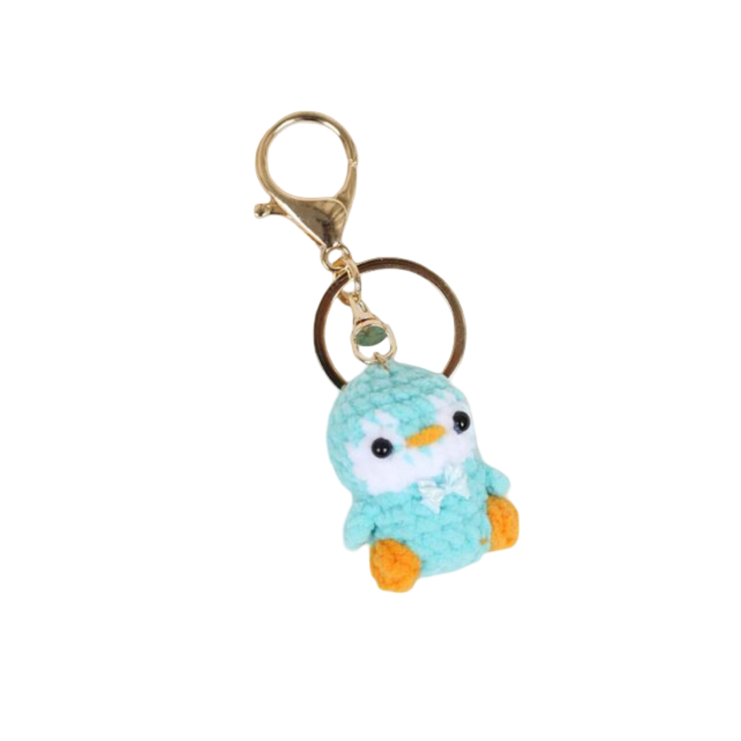 Animal Kawaii Mini Penguin Series Crochet Keychain
