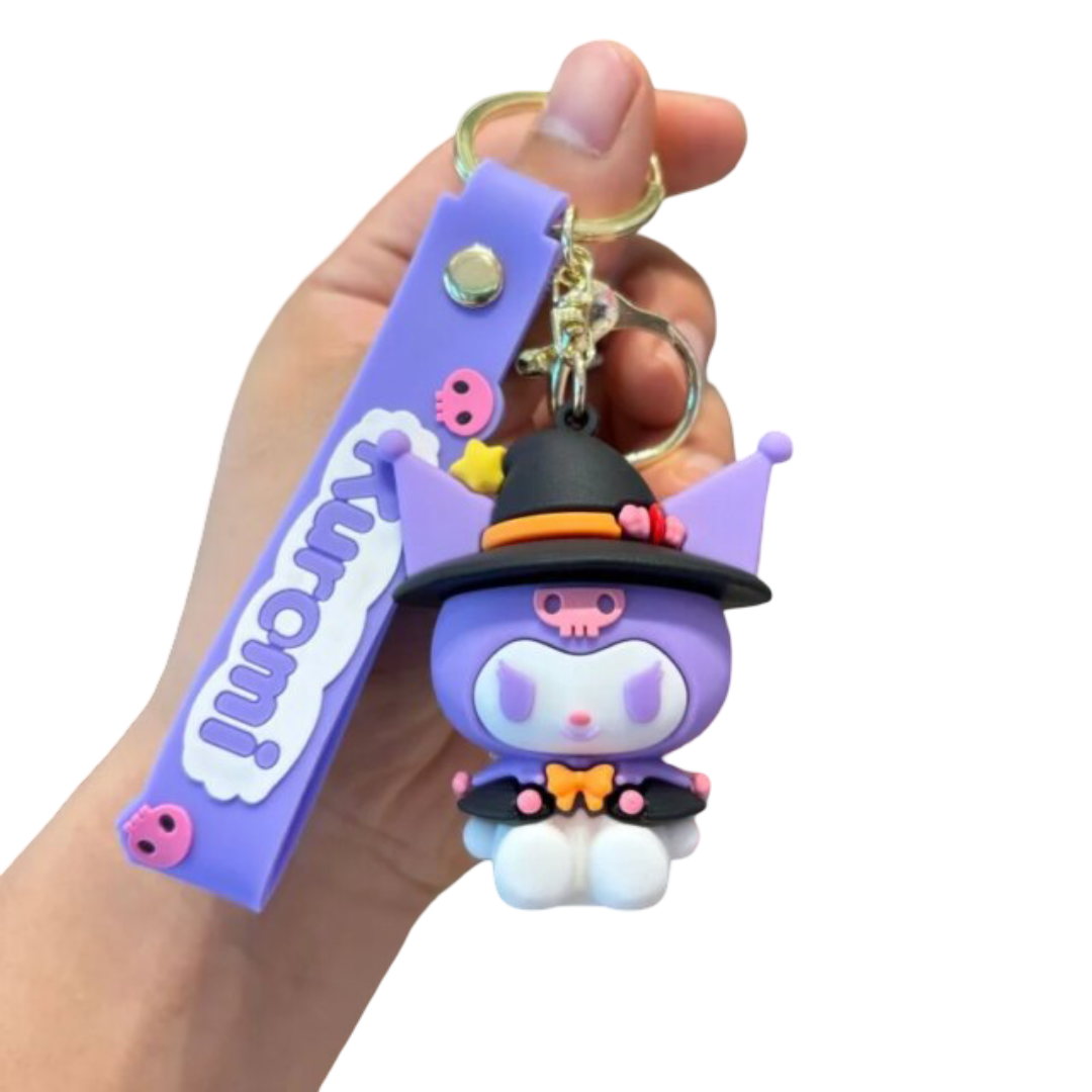 Kawaii Anime Kuromi PVC Keychain ToyKawaii Anime Kuromi PVC Keychain Toy