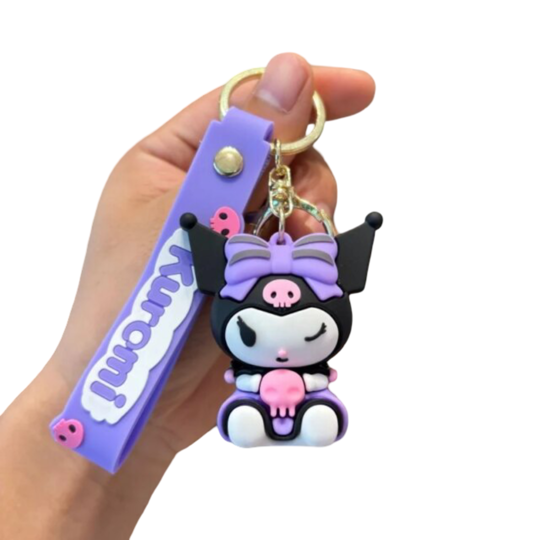 Kawaii Kuromi PVC Keychain Toy