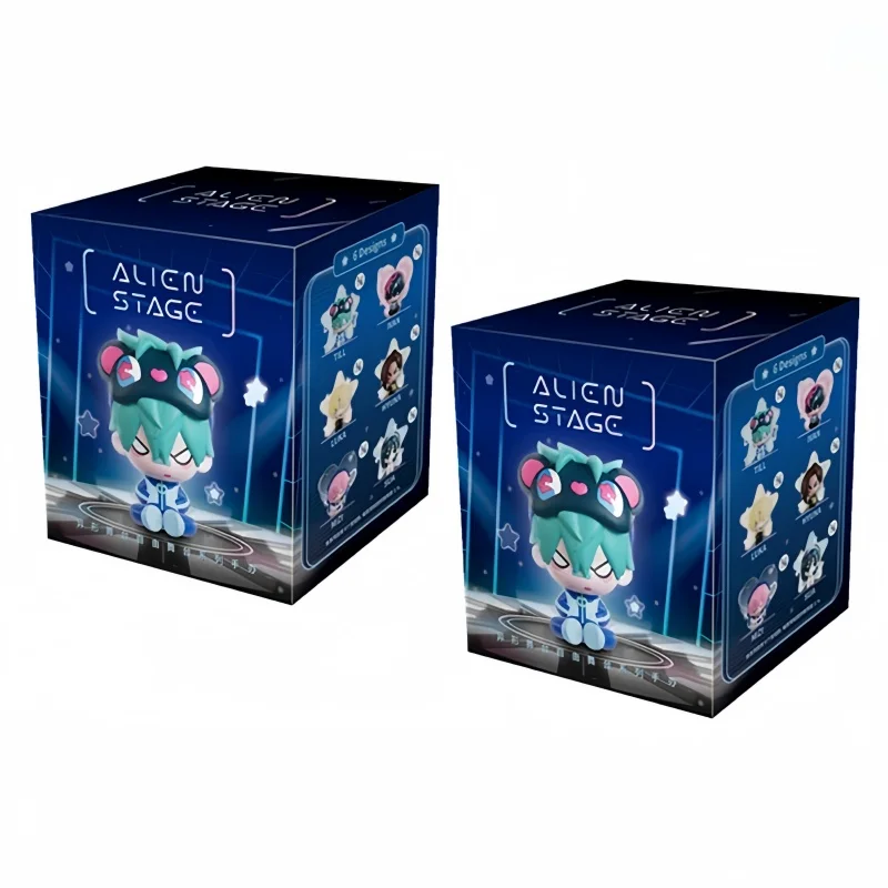 2Pcs Kawaii Alien Stage Toy Mystery Box