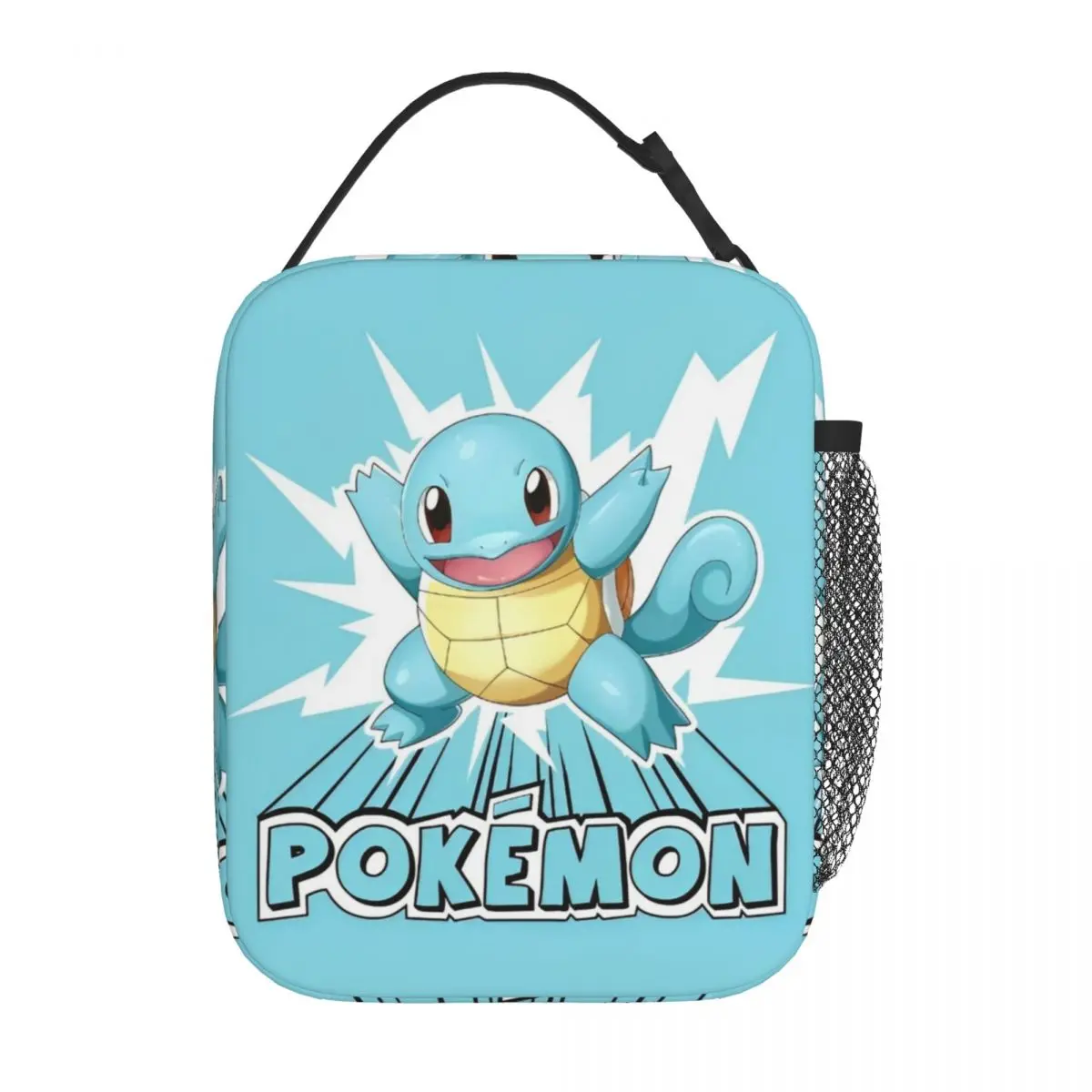 Kawaii Pokemon Squirtle Insulated Polyester Lunch Bag