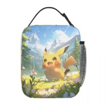 Pokemon Pikachu Kawaii Insulated Polyester Lunch Bag Pokemon Pikachu Kawaii Insulated Polyester Lunch Bag