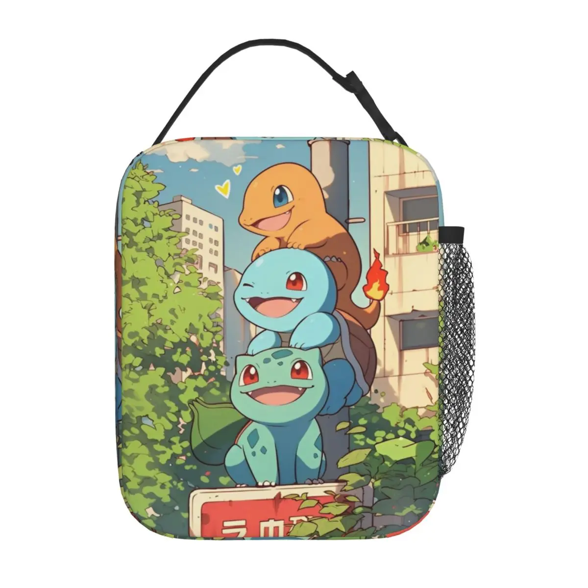 Pokemon Character Kawaii Lunch Bag For Student
