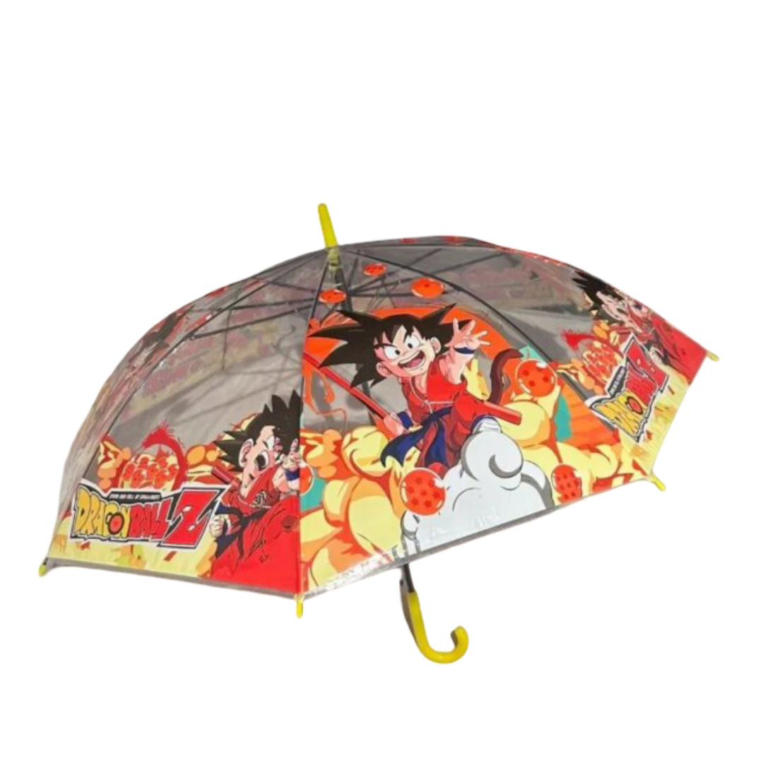 Kawaii Anime Dragon Ball Z Goku Transparent Umbrella