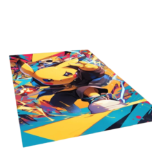 Kawaii Cartoon Pokemon Pikachu Non-slip Carpet Kawaii Cartoon Pokemon Pikachu Non-slip Carpet