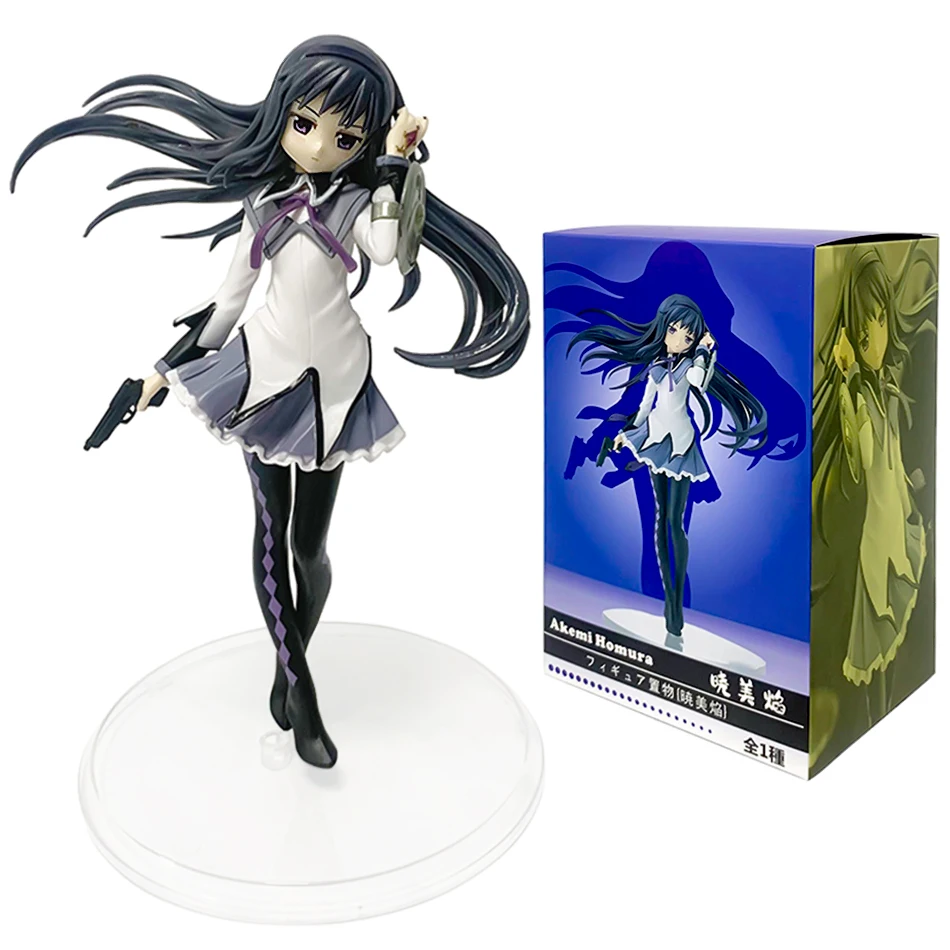 Kawaii Anime Puella Magi Madoka Homura Akemi Action Figure Toy With Box