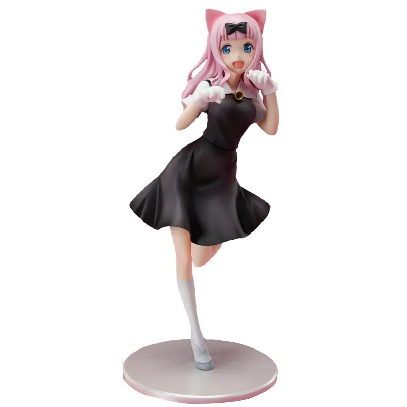 22cm Anime Kaguya-sama: Love Is War Fujiwara Chika Kawaii Action Figure Toy