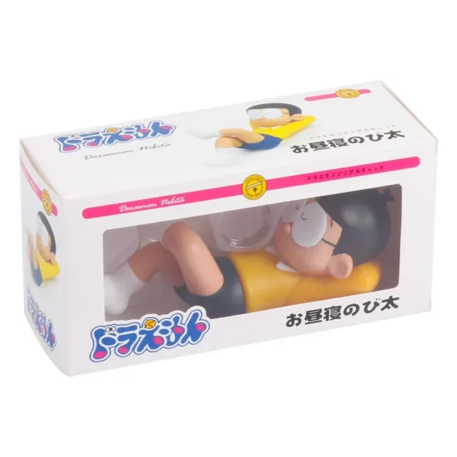 Anime Doraemon Nobita Sleep Kawaii Action Figure Toy With Box