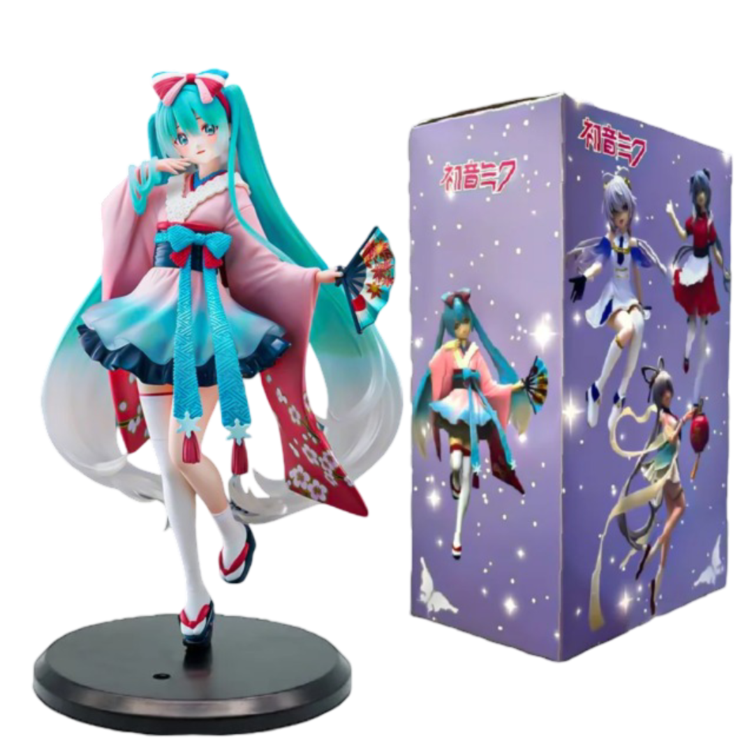 Anime Kawaii Hatsune Miku Action Figure PVC Toy With Box