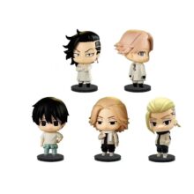 5Pcs/Set Kawaii Anime Tokyo Revengers Action Figure Draken Manjiro Sano Cute Q Edition Toy 5Pcs/Set Kawaii Anime Tokyo Revengers Action Figure Draken Manjiro Sano Cute Q Edition Toy