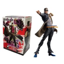 Anime JoJo’s Bizarre Adventure Kujo Jotaro Kawaii PVC Toy With Box Anime JoJo's Bizarre Adventure Kujo Jotaro Kawaii PVC Toy With Box