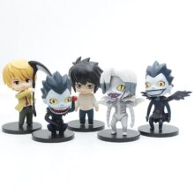 5Pcs/1Set Anime Figure DEATH NOTE Ryuk Yagami Light MisaMisa Q Version Model Pose Children Collection Gift Ornaments Sculpture 5Pcs/1Set Anime Figure DEATH NOTE Ryuk Yagami Light MisaMisa Q Version Model Pose Children Collection Gift Ornaments Sculpture