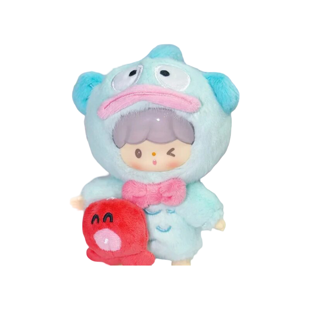 Kawaii Anime Sanrio X Zzoton Love-League Buddies Series Hangyodon Plush Toy