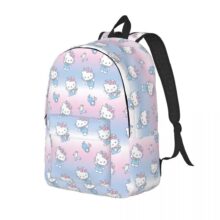 Kawaii Hello Kitty Polyester Backpack For Children Kawaii Hello Kitty Polyester Backpack For Children
