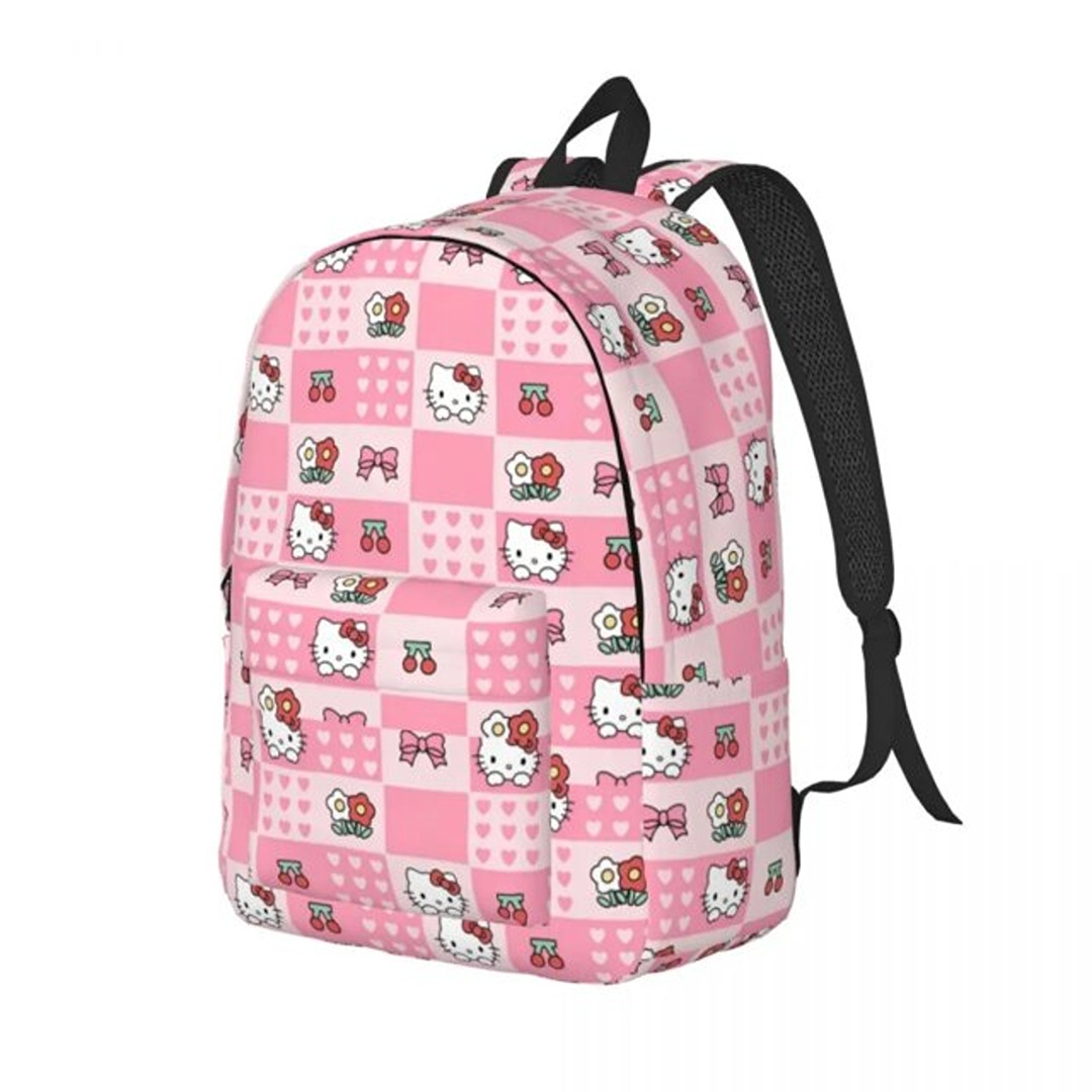 Kawaii Hello Kitty Polyester Schoolbag