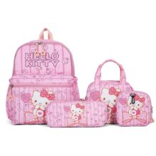 4 Pcs/Set Cartoon Kawaii Hello Kitty Backpack 4 Pcs/Set Cartoon Kawaii Hello Kitty Backpack